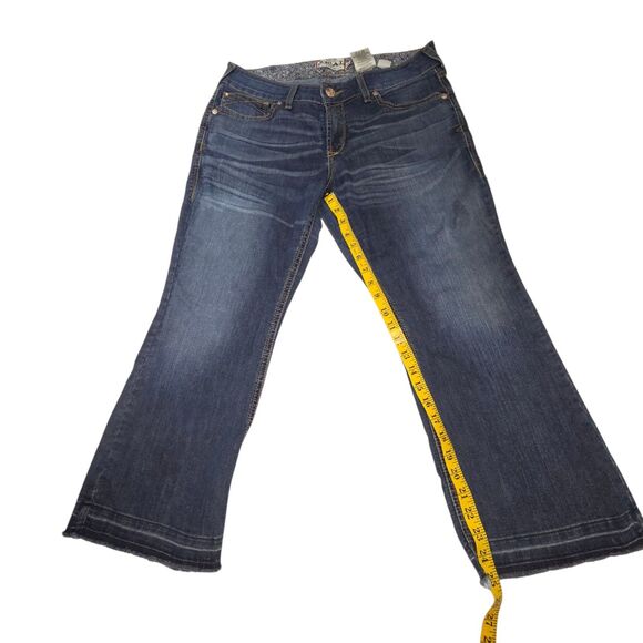 Ariat REAL Women Denim Mid Rise Stretch Boot Cut Jean Size 33x25 Short Inseam - Picture 10 of 13